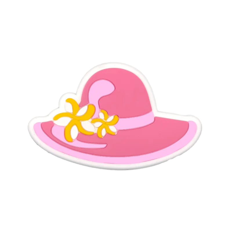 1/12PCS Pink Charms – Cactus, Flower, Flamingo & Bow for Beach Bags