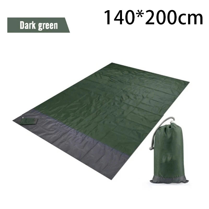 Waterproof Pocket Beach Blanket – Lightweight & Portable (2x2.1m)
