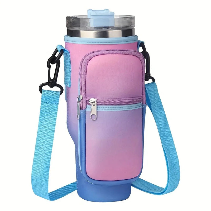 Ice Brave Cup Cover – Fits 30oz/40oz Cups, with 2 Storage Pouches for Phone & Essentials