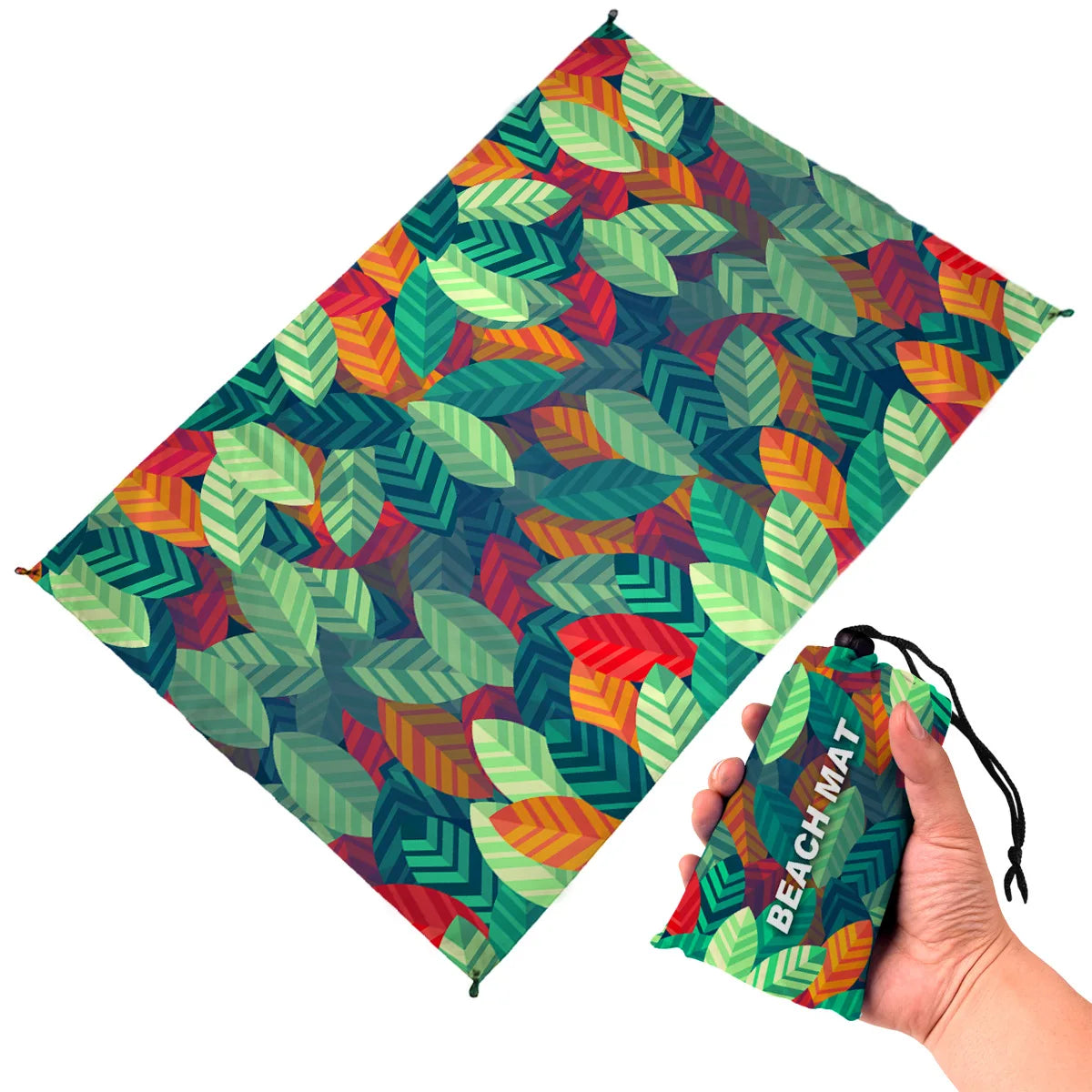 Colorful Waterproof Picnic Mat – Sandproof & Portable