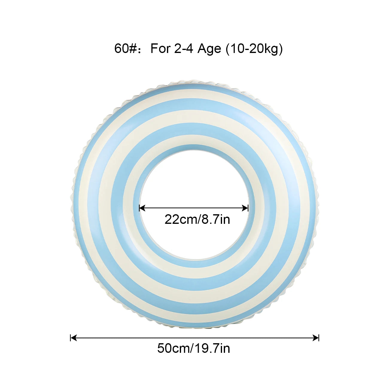 Ceeprints Inflatable Pool Floats – Swim Rings for Kids & Adults
