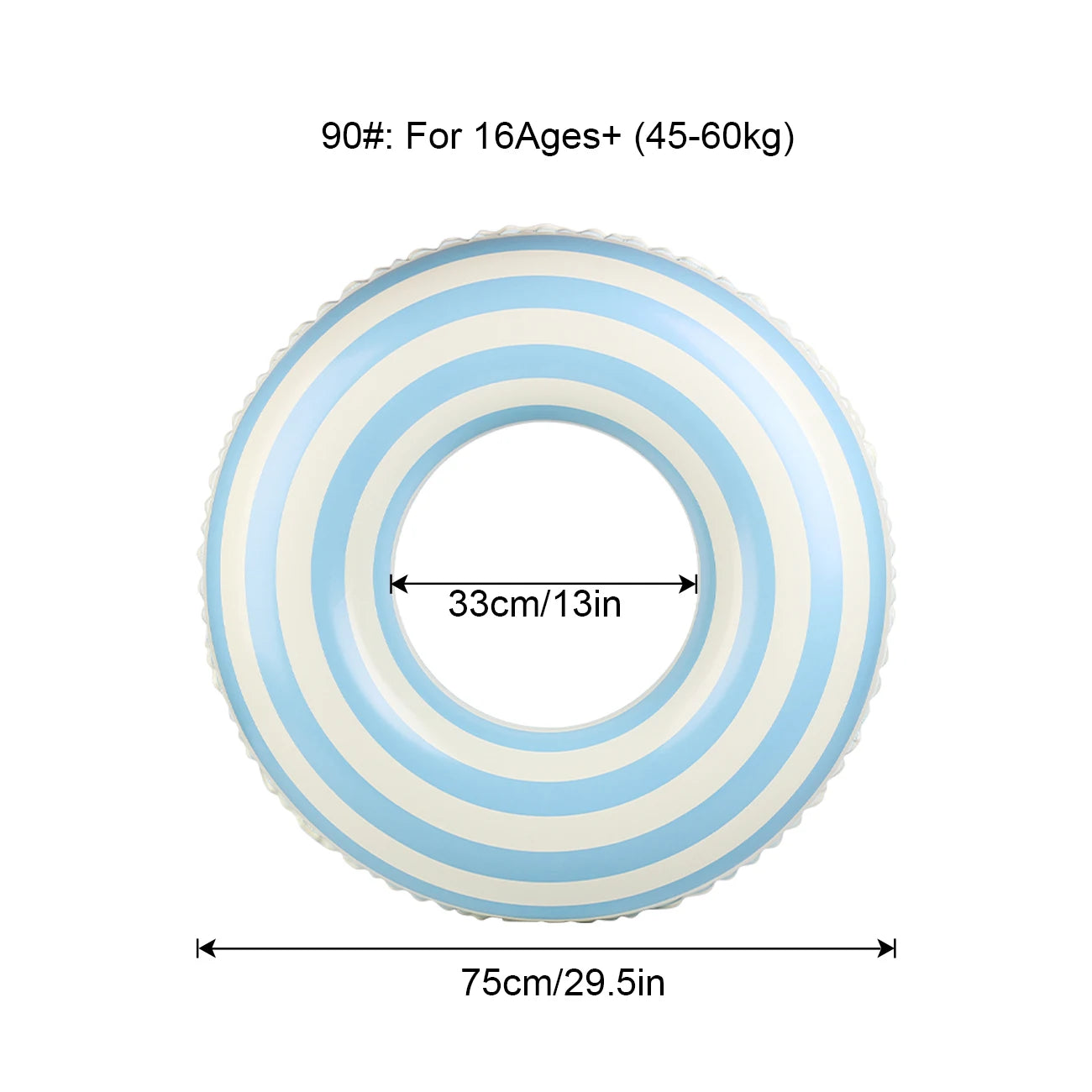 Ceeprints Inflatable Pool Floats – Swim Rings for Kids & Adults