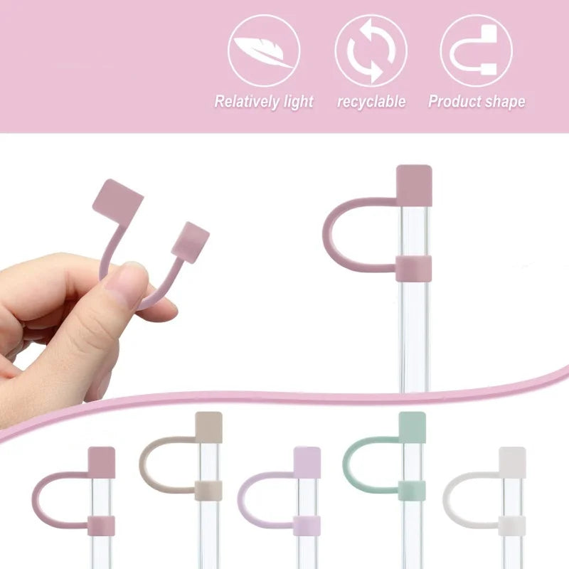 Splash-Proof Silicone Straw Covers – Leak-Proof Dust Caps for 30/40oz Tumblers