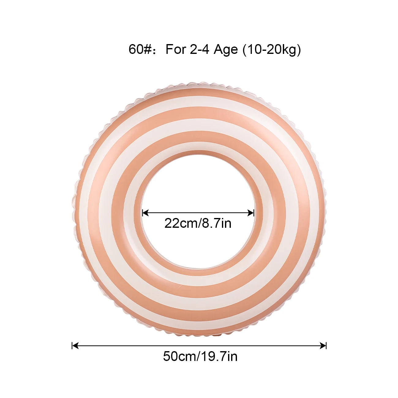Ceeprints Inflatable Pool Floats – Swim Rings for Kids & Adults