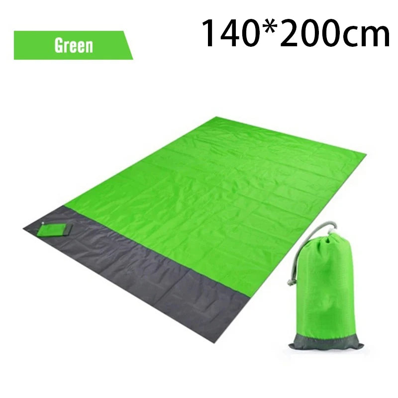 Waterproof Pocket Beach Blanket – Lightweight & Portable (2x2.1m)