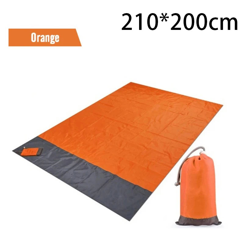 Waterproof Pocket Beach Blanket – Lightweight & Portable (2x2.1m)