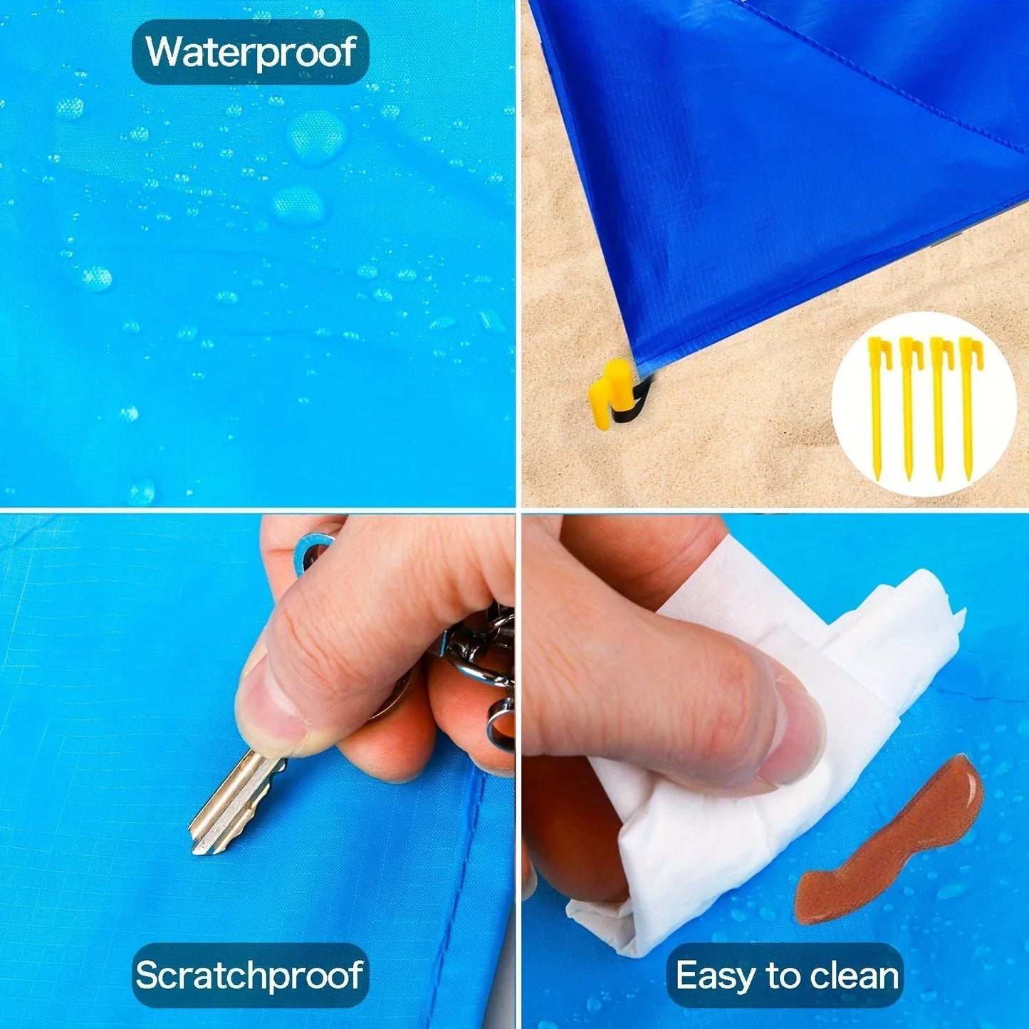 Quick-Dry Waterproof Beach Blanket – Sandproof & Portable