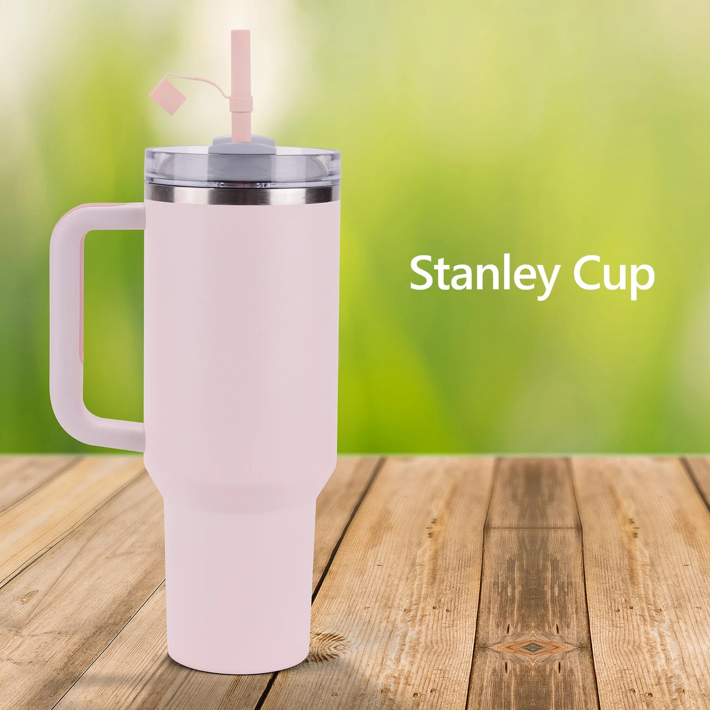 6PCS Long Silicone Straws with Covers – Compatible with 30/40oz Tumblers