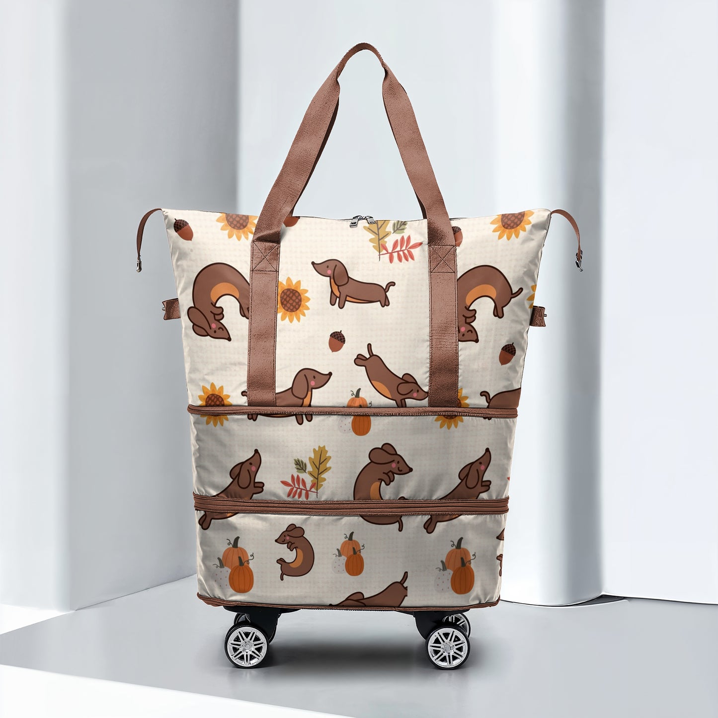 Cee™ Rolling Duffle Bag Dachshund On The Road