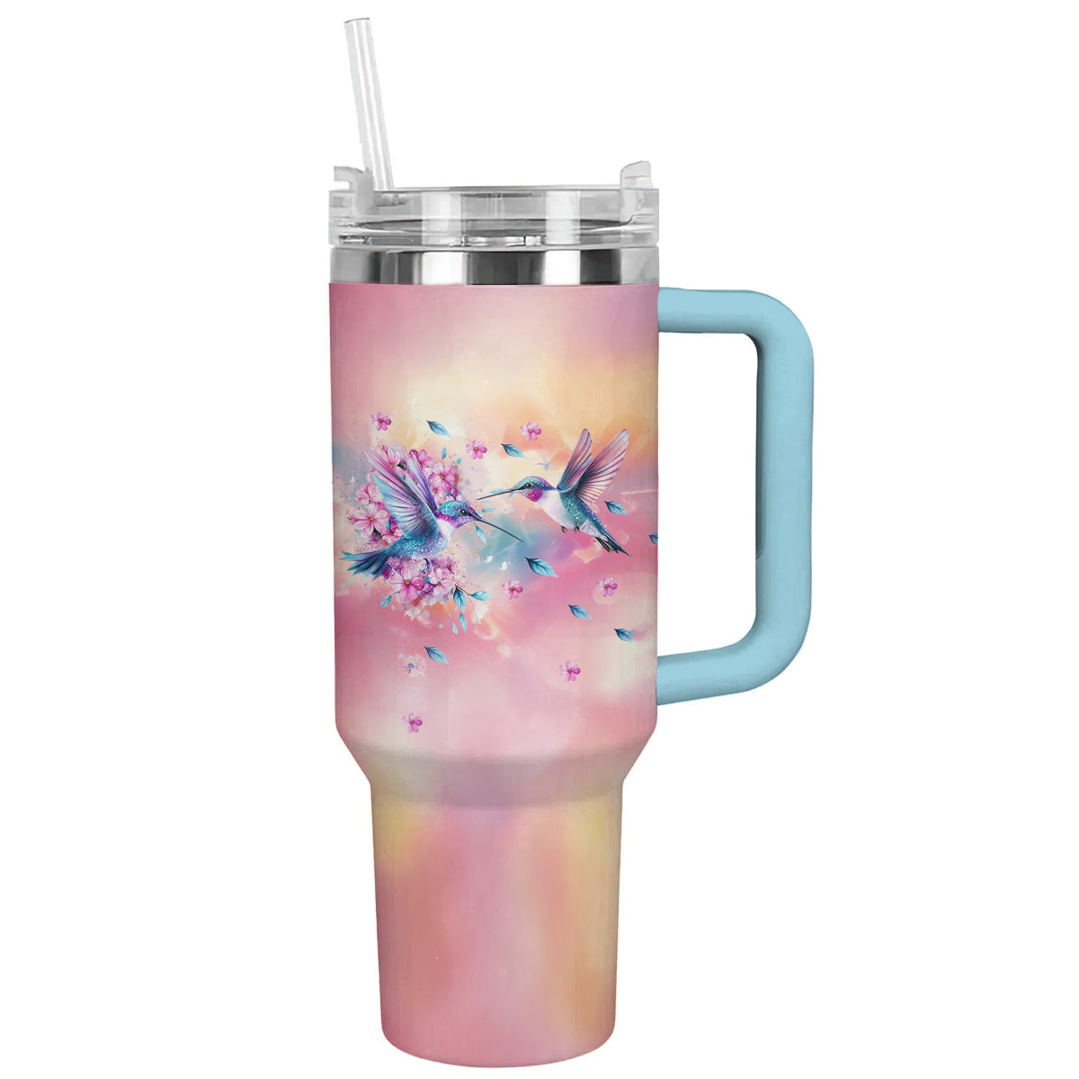 Ceeprints Tumbler Hummingbird Bloom