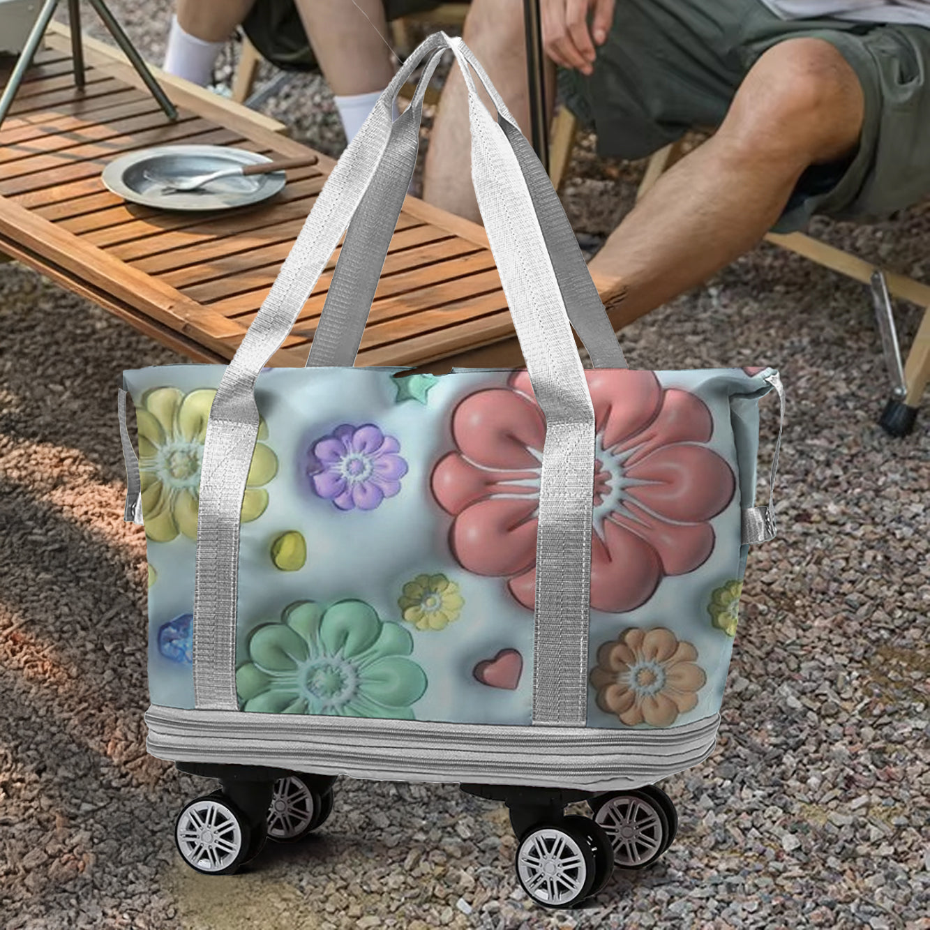 Cee™ Rolling Duffle Bag Bloom Bliss