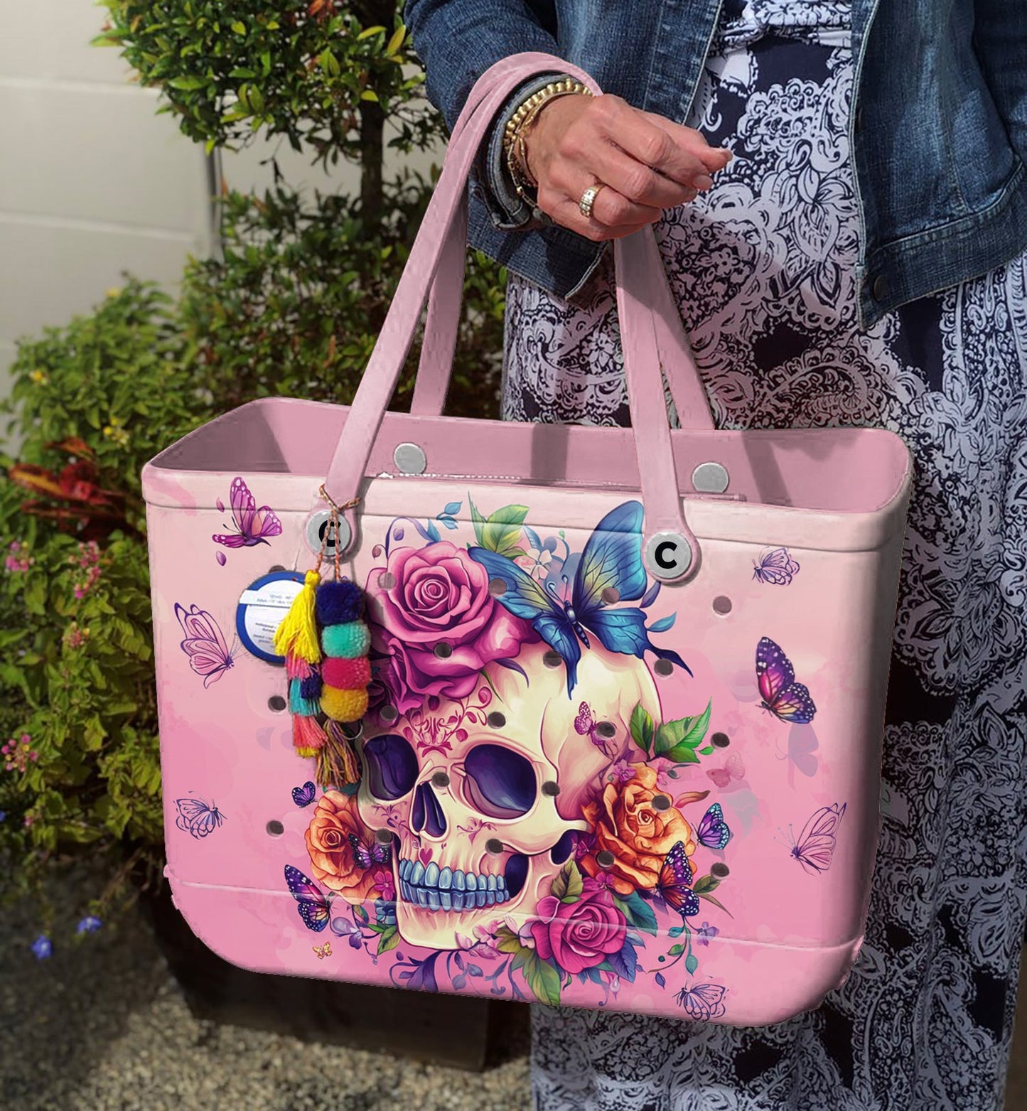 Ceeprints Cee™ Bag Blooming Skull