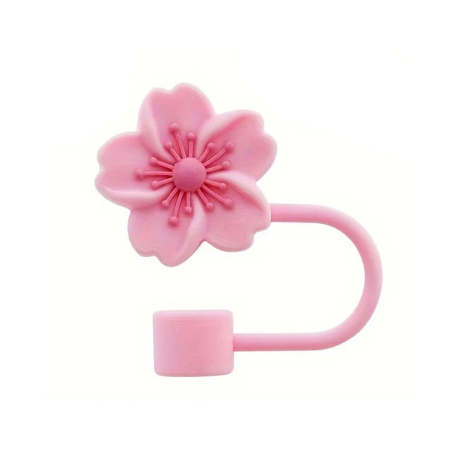 Flower Silicone Straw Covers – Cute Dust Caps for Tumbler Straw Tips