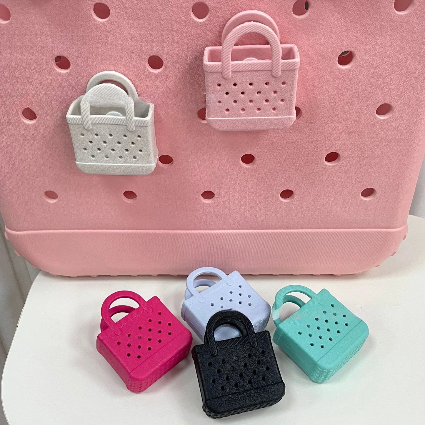 Mini EVA Beach Bag Accessories – Hanging Storage for Headphones & Small Items, Cute Gifts