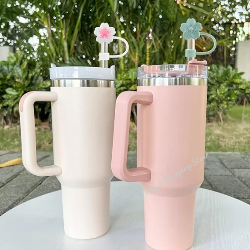 10mm Bow Straw Covers – Cute Reusable Silicone Toppers for Tumbler