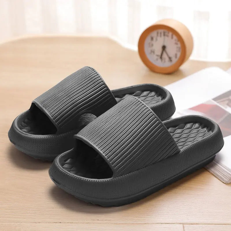 Women’s Thick Platform Cloud Slippers – Soft EVA Pillow Slides