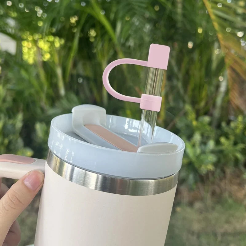 Splash-Proof Silicone Straw Covers – Leak-Proof Dust Caps for 30/40oz Tumblers