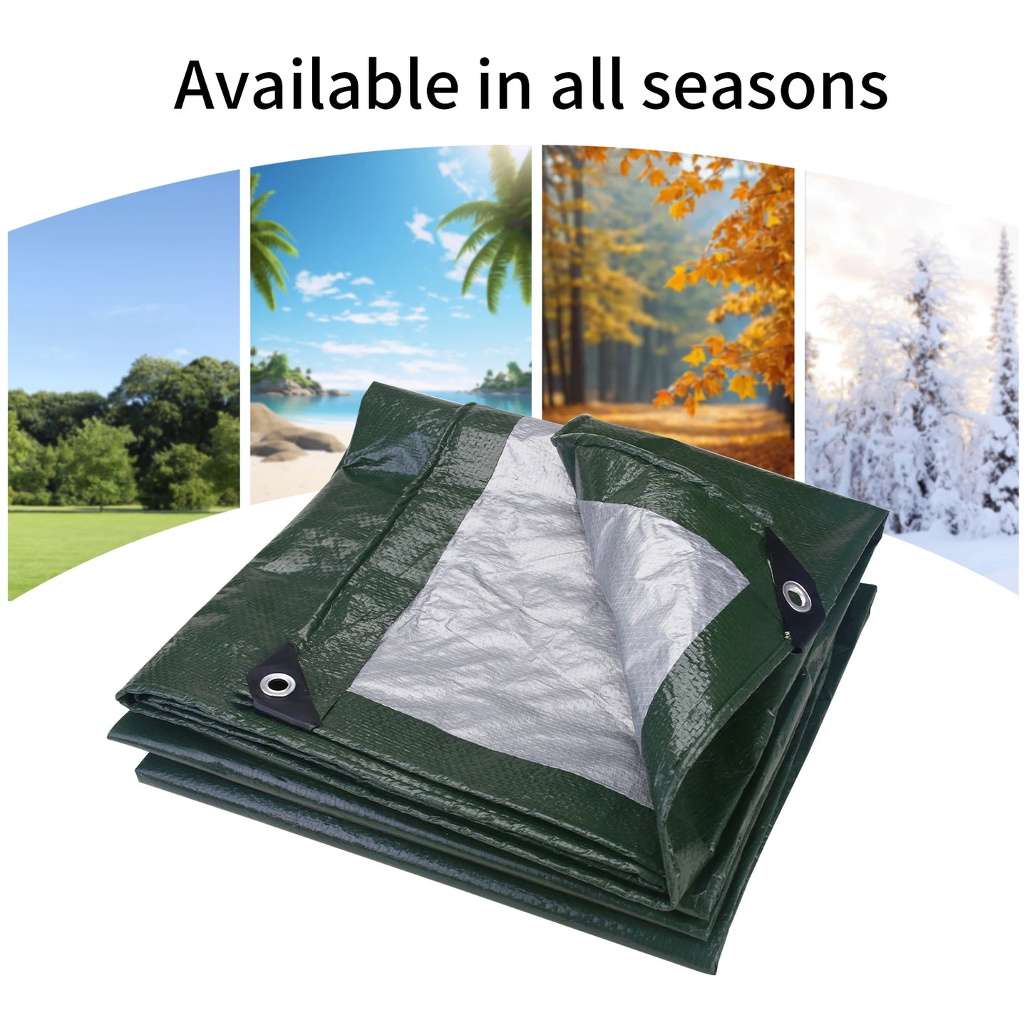 Large Waterproof Camping Tarp – Ultralight Sun Shelter & Awning
