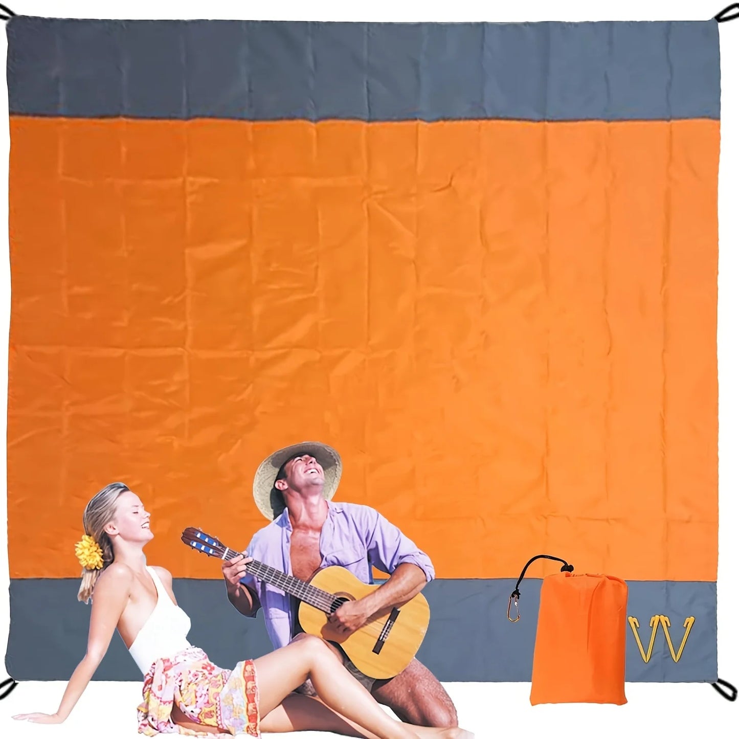 Waterproof & Sandproof Beach Mat – Foldable & Portable