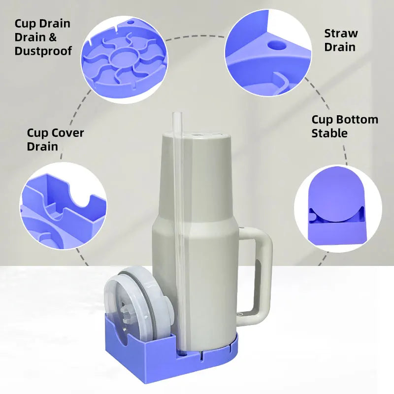 High-Quality Tumbler Drying Rack – Cup Cleaning & Storage Station