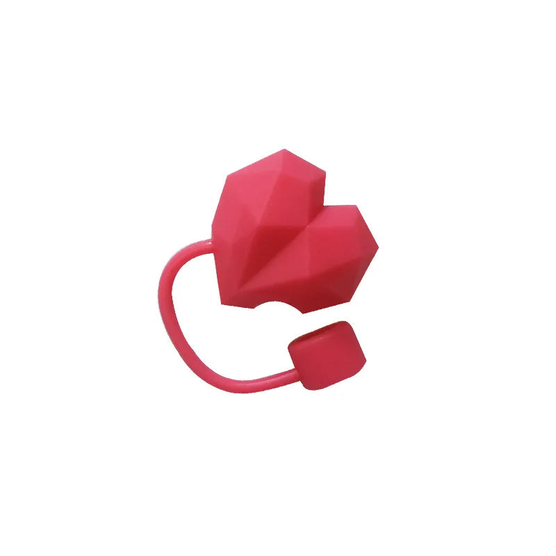 Straw Cover Cap for 30oz 40oz Tumbler Cup, Heart-shaped Straw Topper
