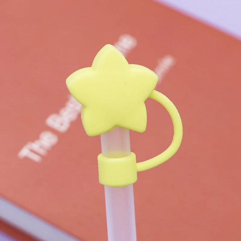 10mm Star Shape Straw Cover With 30/40 Oz Tumbler Silicone Star