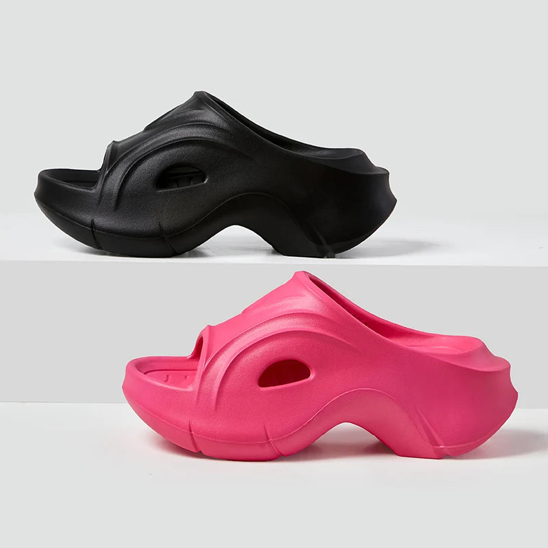 Women's Summer Slippers – Lightweight, Non-Slip Thick Sole Sandals