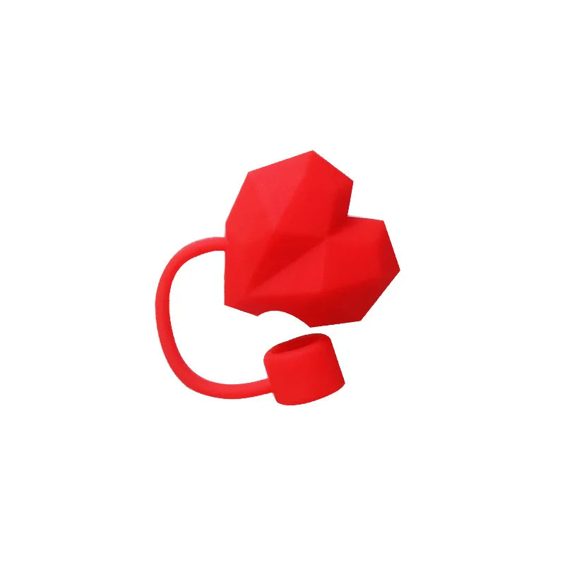 Straw Cover Cap for 30oz 40oz Tumbler Cup, Heart-shaped Straw Topper