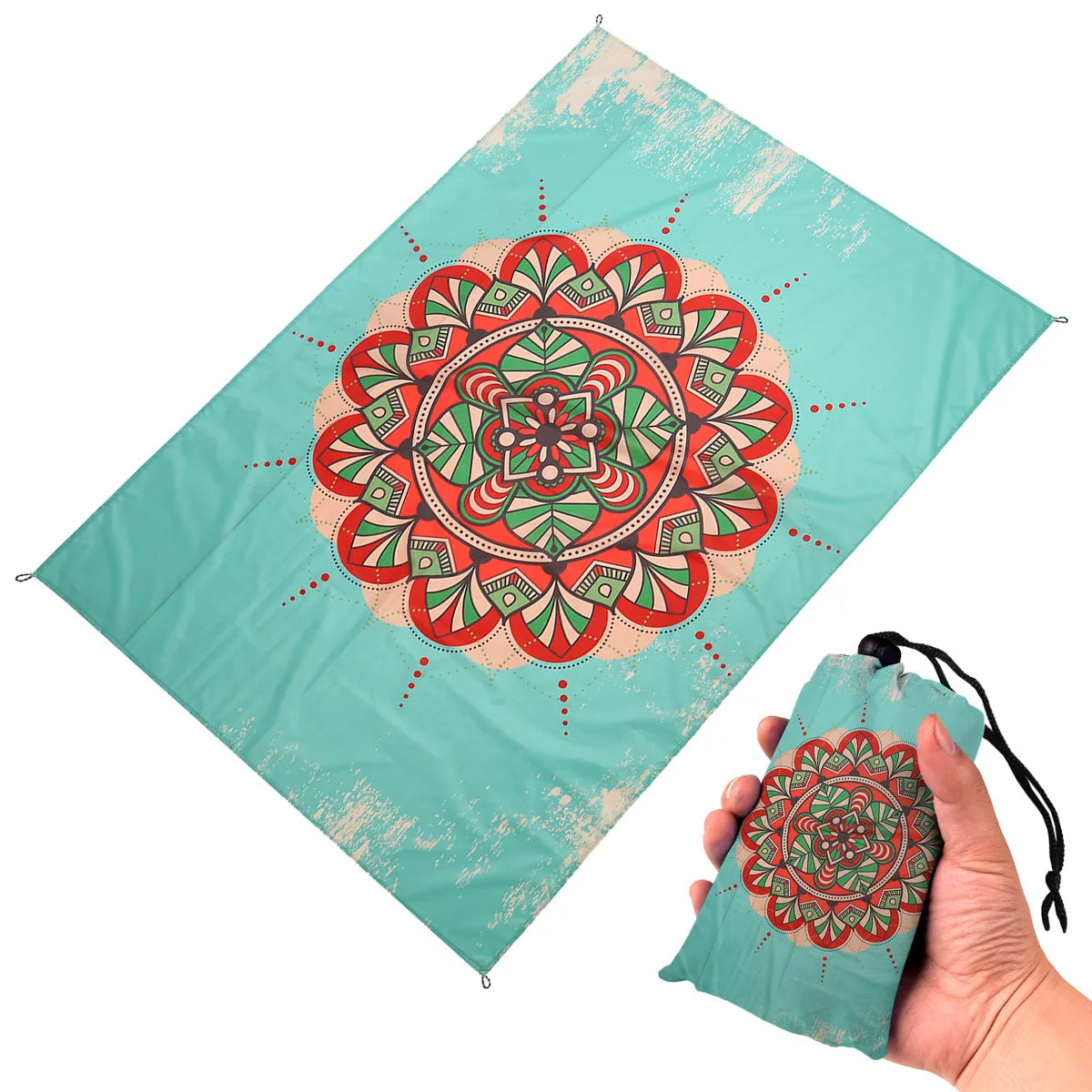 Colorful Waterproof Picnic Mat – Sandproof & Portable