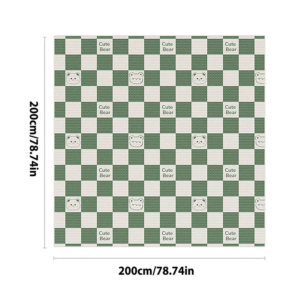 Cute Water-Resistant & Grease-Proof Camping Blanket – Portable Outdoor Mat
