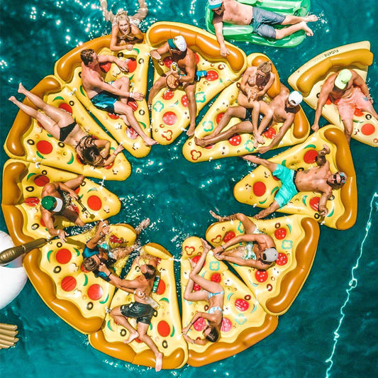 Giant Pizza Pool Float – Fun Inflatable Mattress