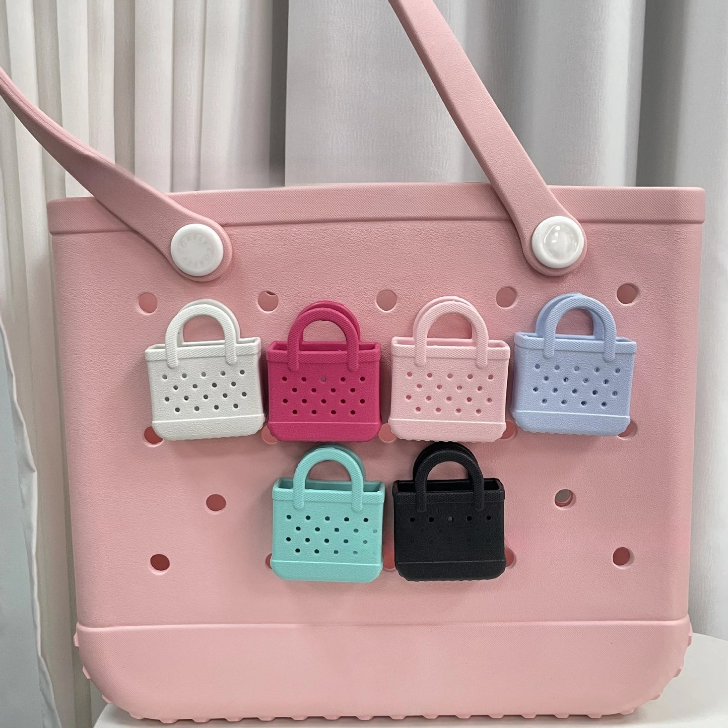 Mini EVA Beach Bag Accessories – Hanging Storage for Headphones & Small Items, Cute Gifts
