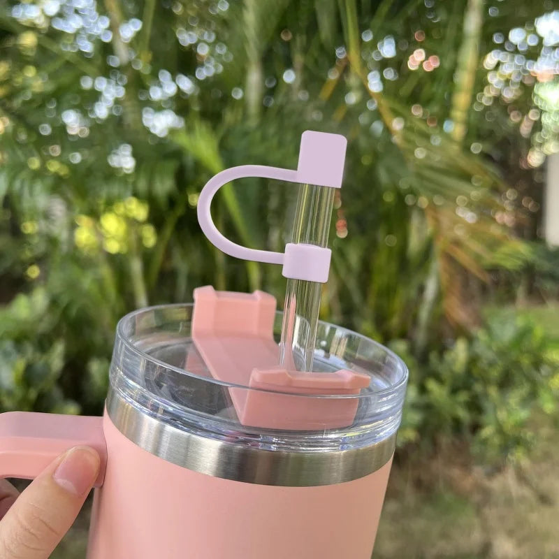 Splash-Proof Silicone Straw Covers – Leak-Proof Dust Caps for 30/40oz Tumblers