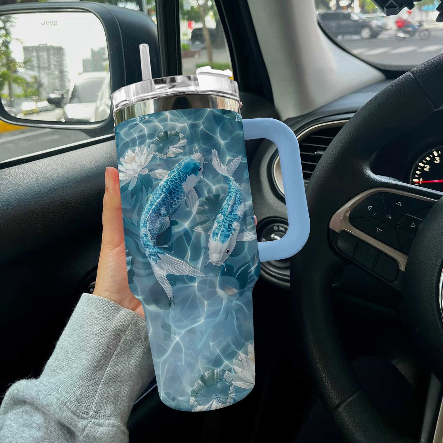 Ceeprints Tumbler Serenity Koi