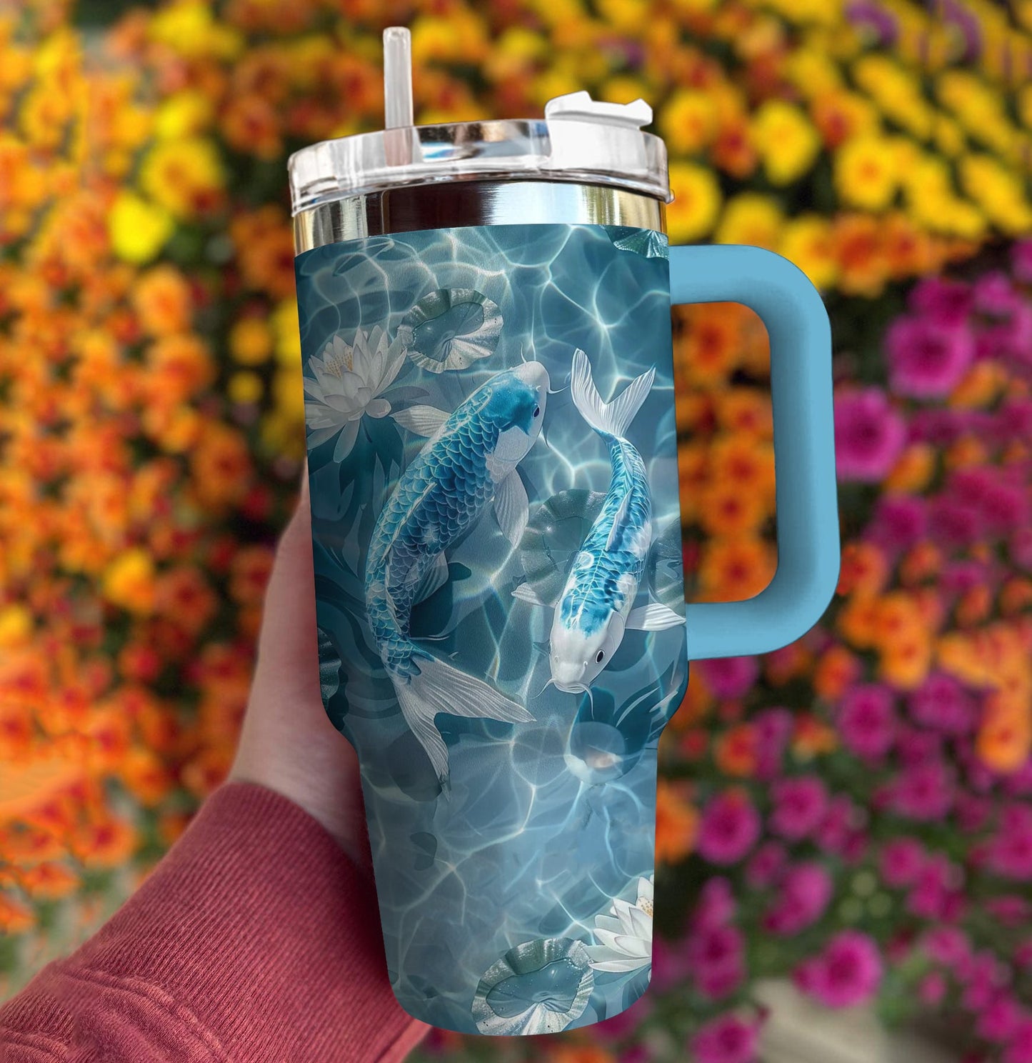 Ceeprints Tumbler Serenity Koi