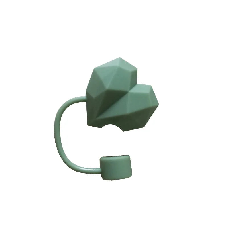 Straw Cover Cap for 30oz 40oz Tumbler Cup, Heart-shaped Straw Topper