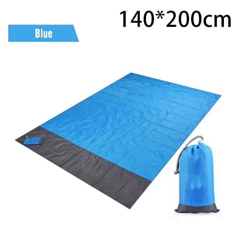 Waterproof Pocket Beach Blanket – Lightweight & Portable (2x2.1m)