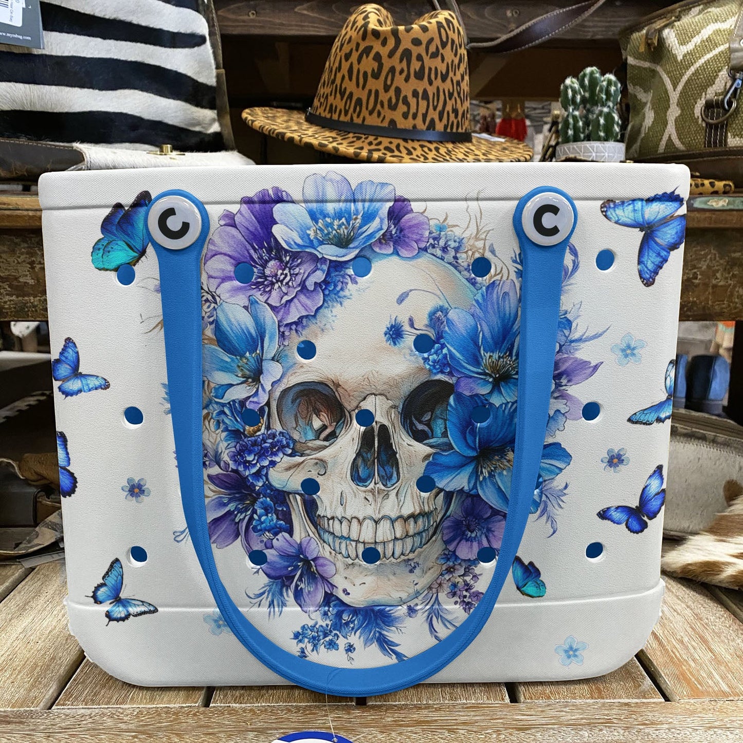 Ceeprints Cee™ Bag Blue Aura Skull