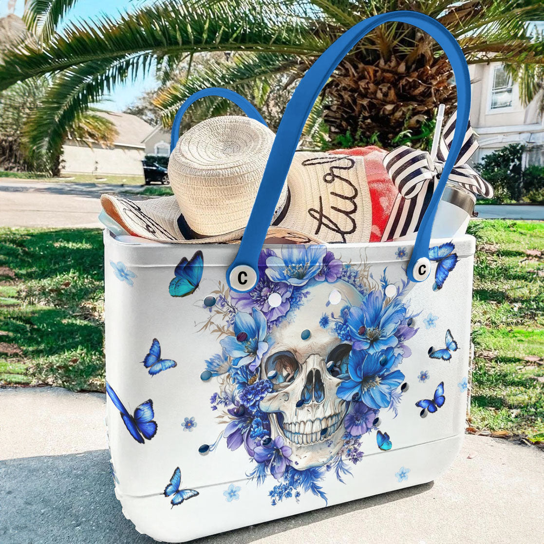 Ceeprints Cee™ Bag Blue Aura Skull
