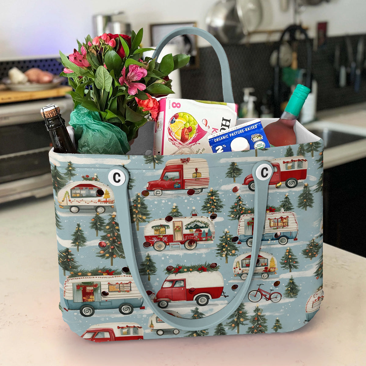 Ceeprints Cee™ Bag Snowy Road Trip