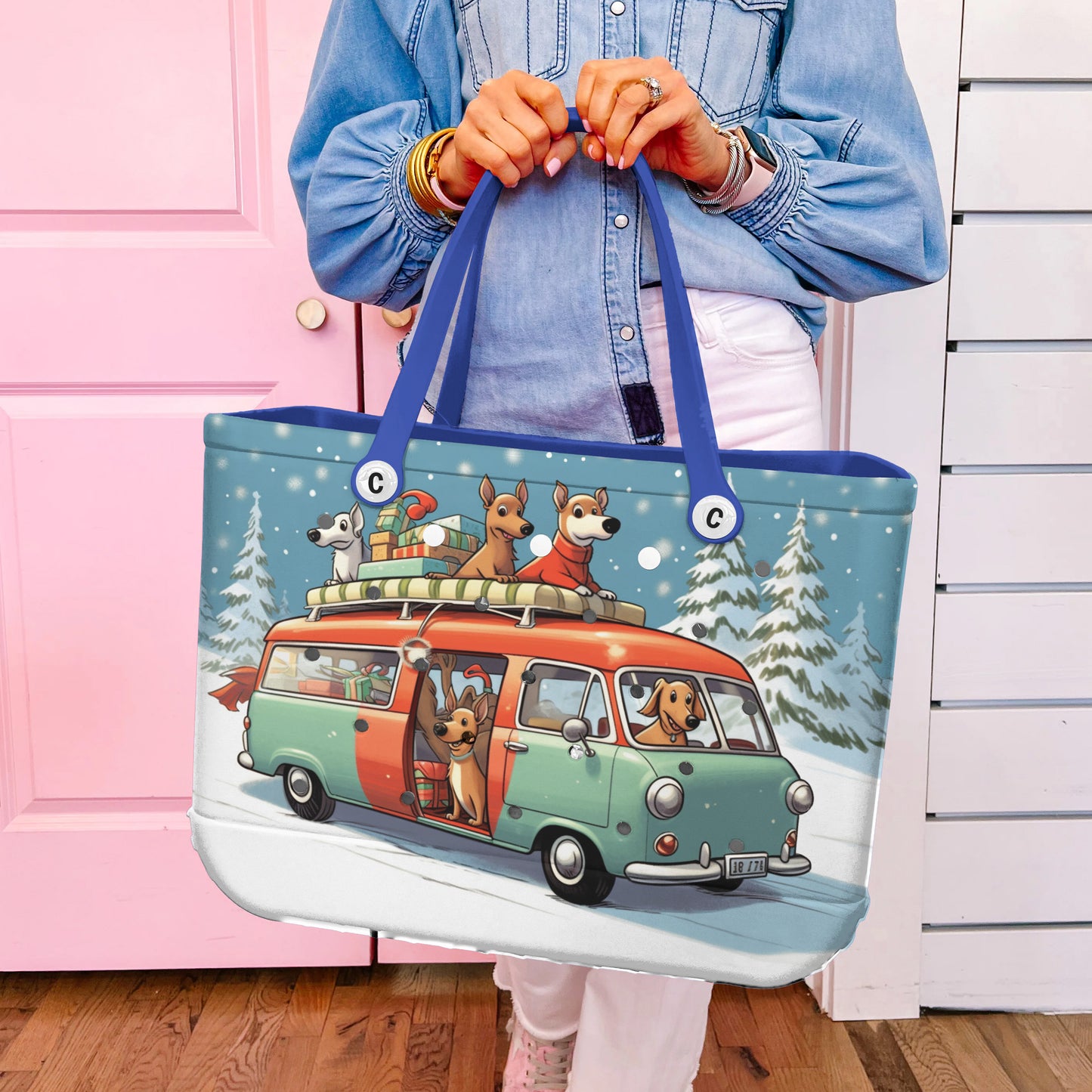 Ceeprints Cee™ Bag Snowy Pupmas Journey