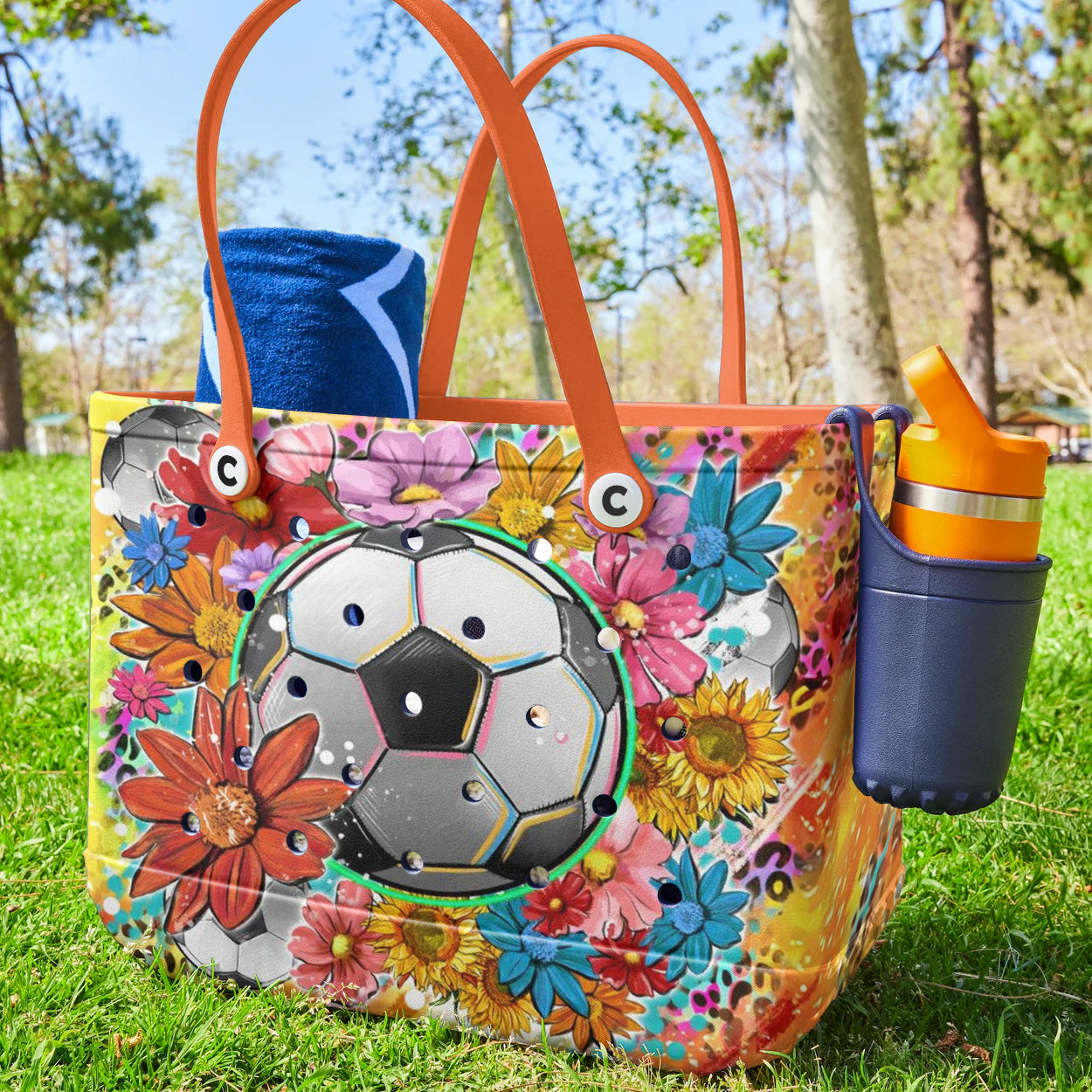 Ceeprints Cee™ Bag Soccer Bloom
