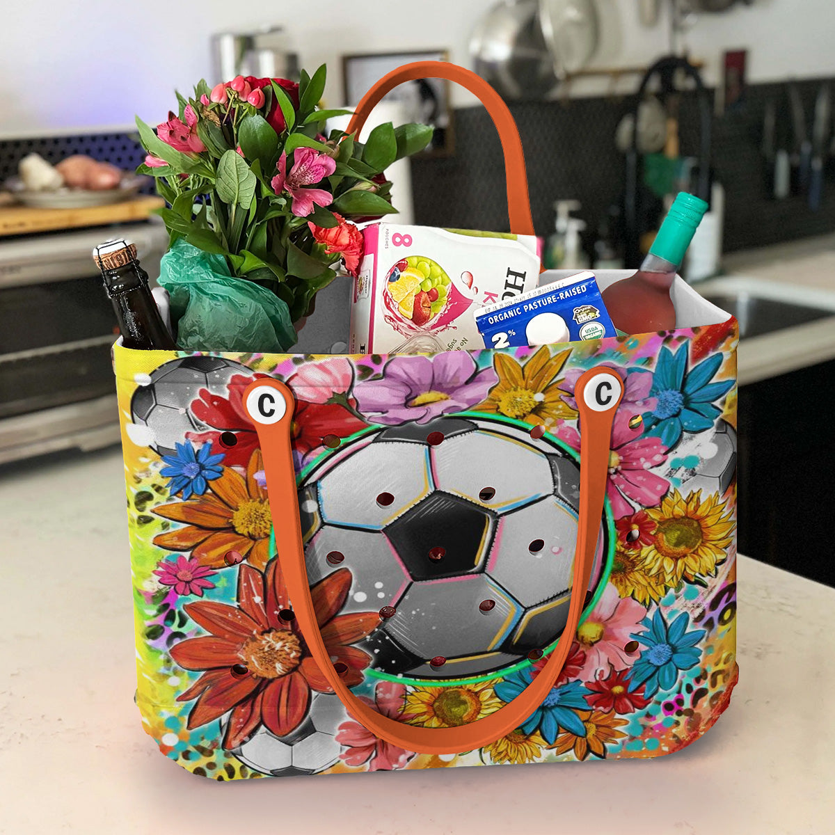 Ceeprints Cee™ Bag Soccer Bloom