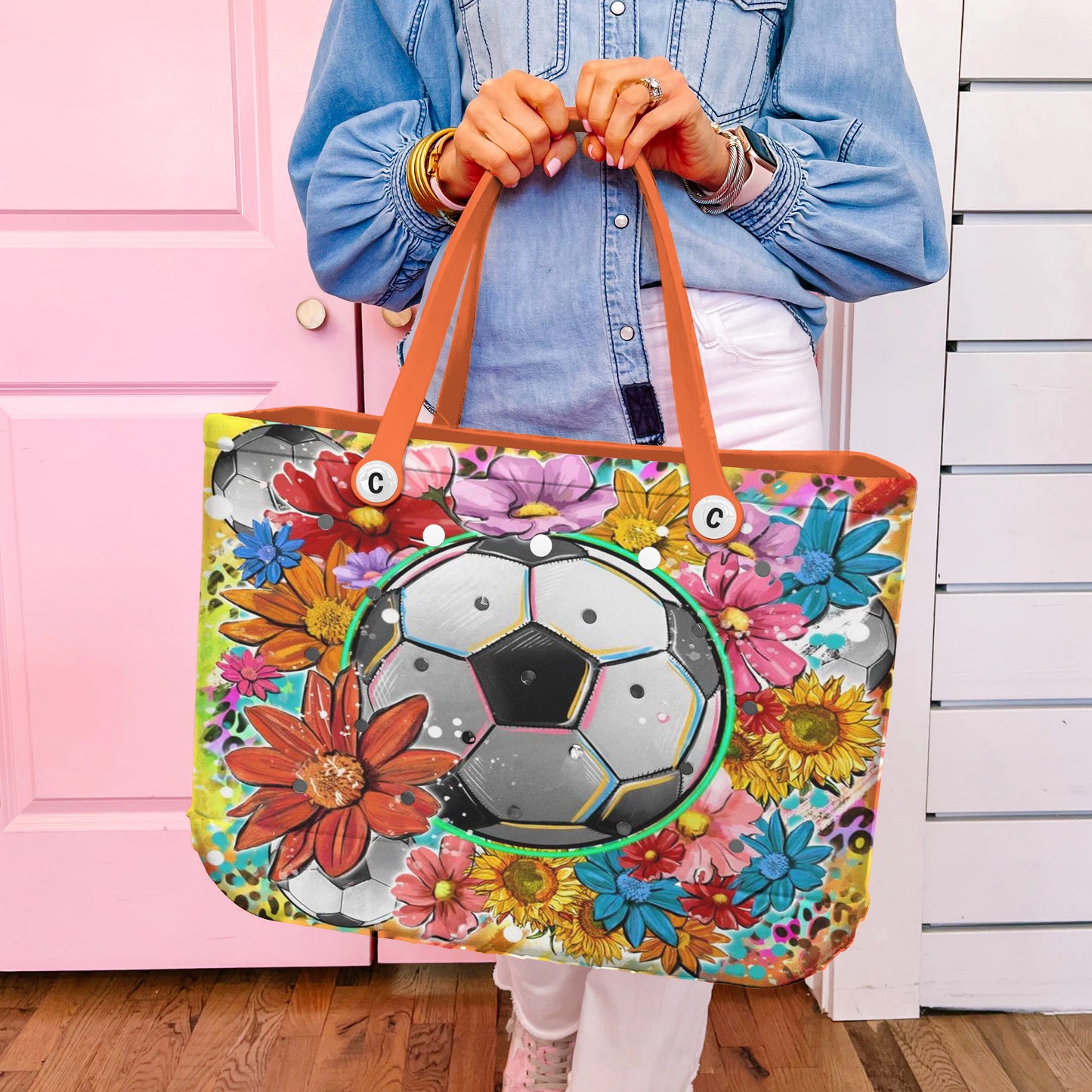 Ceeprints Cee™ Bag Soccer Bloom