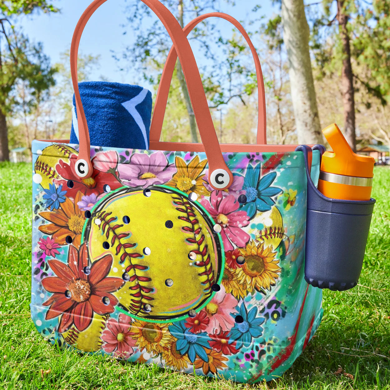 Ceeprints Cee™ Bag Softball Bloom