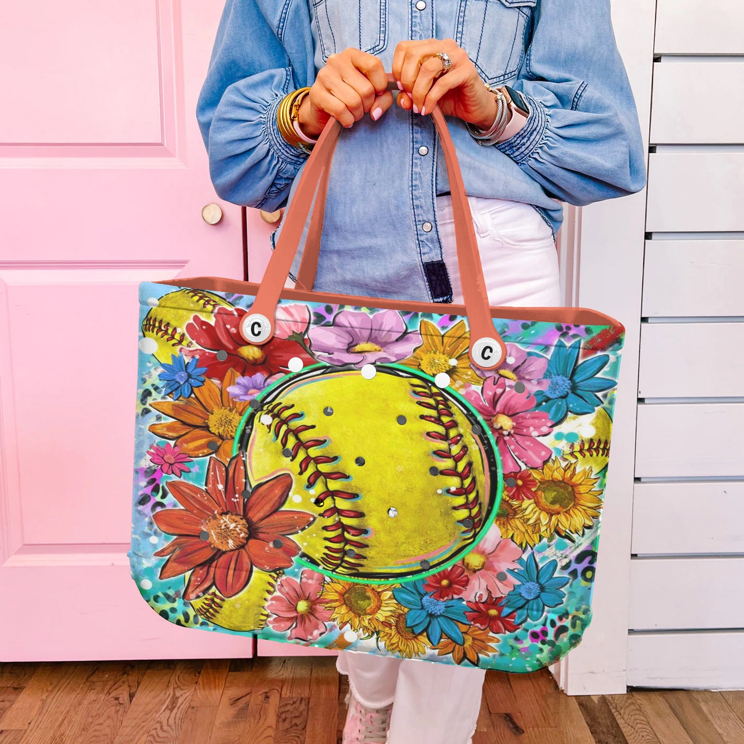 Ceeprints Cee™ Bag Softball Bloom