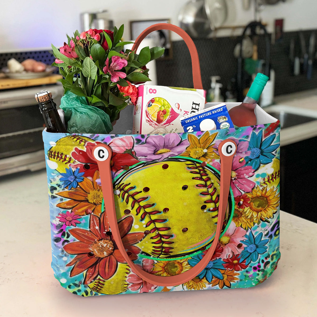Ceeprints Cee™ Bag Softball Bloom