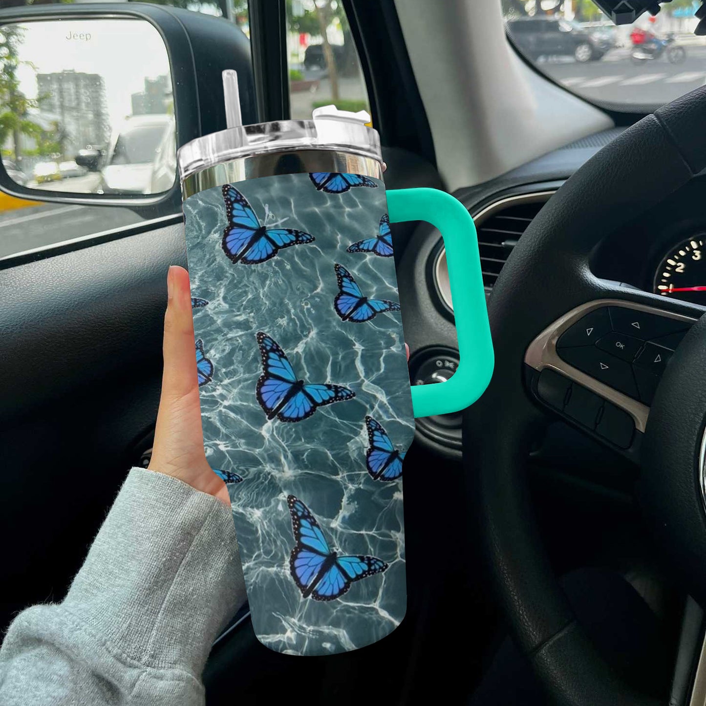 Ceeprints Tumbler Ocean Whisper Wings