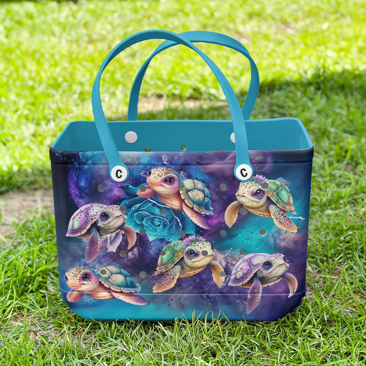 Ceeprints Cee™ Bag Cosmic Turtle Neon