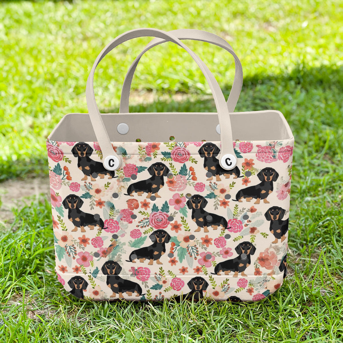 Ceeprints Cee™ Bag Dachshund Bloom Delight